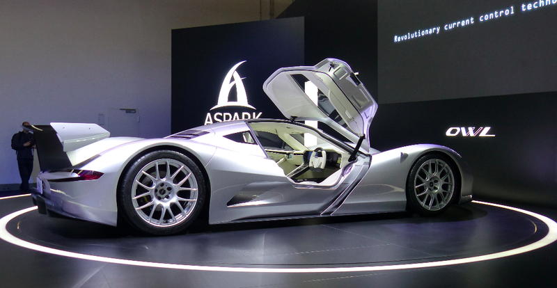 Illustration for article titled Japan's Mysterious Aspark Owl Electric Supercar Concept Promises Ridiculous Acceleration